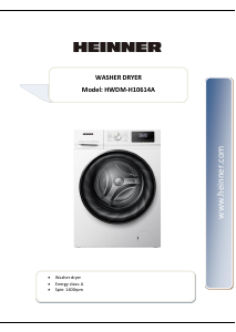 Manual Heinner HWDM-H10614A Mașină de spalat cu uscator