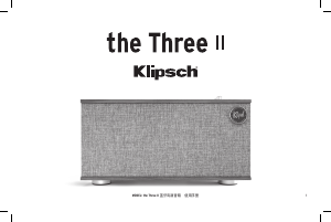 Manual de uso Klipsch The Three II Altavoz