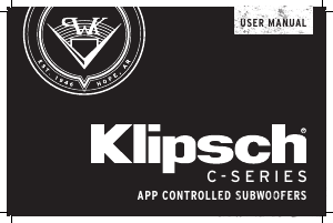 Manual Klipsch C-310ASWi Subwoofer