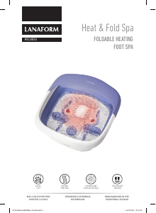 Наръчник Lanaform LA110416 Вана за крака