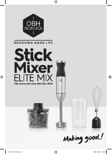 Handleiding OBH Nordica 7715 Elite Mix Staafmixer