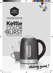 Brugsanvisning OBH Nordica 6494 Color Burst Elkedel