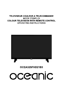 Handleiding Oceanic OCEA32SFHD21B3 LED televisie