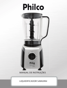 Manual Philco Samurai Premium Liquidificadora