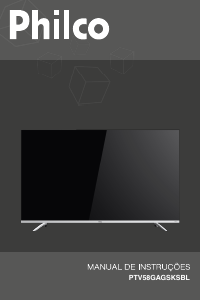 Manual Philco PTV58GAGSKSBL Televisor LED