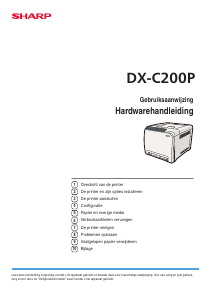 Handleiding Sharp DX-C200P Printer