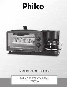 Manual Philco PFE09V Forno
