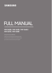 Manual Samsung HW-S61B Sistemas de cinema em casa