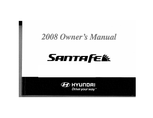 Handleiding Hyundai Santa Fe (2008)