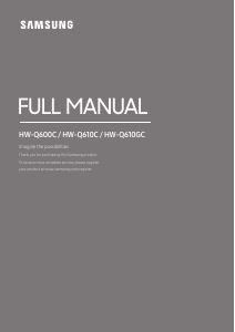 Manual Samsung HW-Q600C Sistemas de cinema em casa
