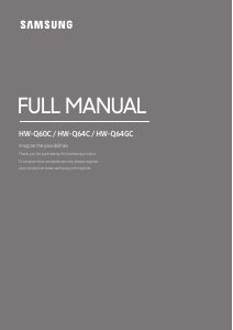Manual Samsung HW-Q60C Sistemas de cinema em casa