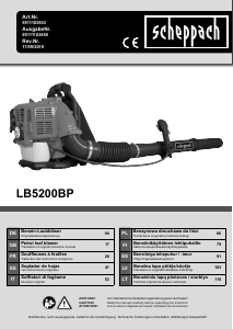 Käyttöohje Scheppach LB5200BP Lehtipuhallin
