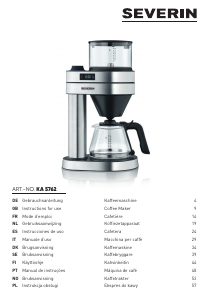Manual Severin KA 5762 Máquina de café