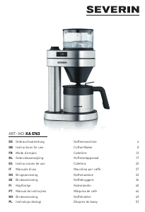Manual Severin KA 5763 Máquina de café
