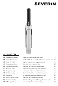 Manuale Severin HV 7140 Aspirapolvere a mano