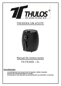 Manual Thulos TH-FR2505 Deep Fryer