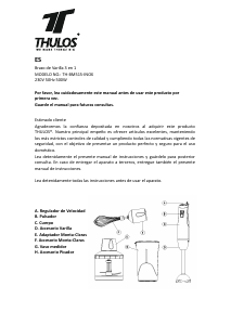 Manual de uso Thulos TH-BM515 Batidora de mano