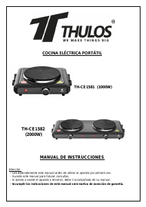Handleiding Thulos TH-CE1581 Kookplaat