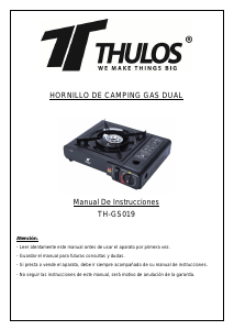 Handleiding Thulos TH-GS019 Kookplaat