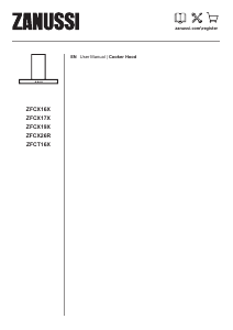 Manual Zanussi ZFCX19X Cooker Hood