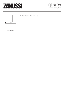 Manual Zanussi ZFT916Y Cooker Hood