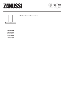 Manual Zanussi ZFLX26K Cooker Hood