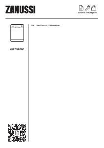 Handleiding Zanussi ZDFN662W1 Vaatwasser