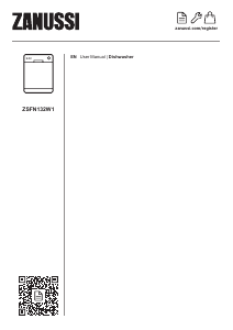 Handleiding Zanussi ZSFN132W1 Vaatwasser