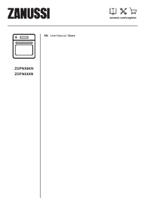 Manual Zanussi ZOPNX6XN Oven