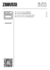 Mode d’emploi Zanussi ZVEKW7KN Four