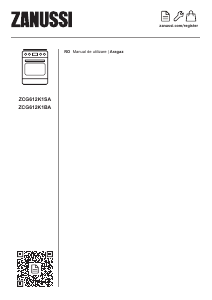 Manual Zanussi ZCG612K1BA Aragaz