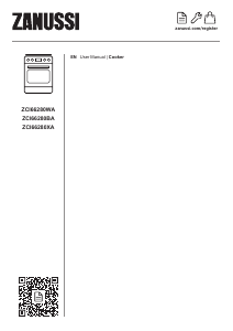 Handleiding Zanussi ZCI66280WA Fornuis