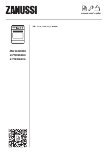 Handleiding Zanussi ZCV69360BA Fornuis