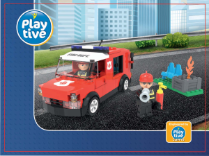 Manual Playtive set 321678 By Gudi Fire engine