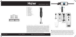 Посібник Haier HHB5B5 001 Ручний блендер