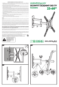 Instrukcja Goldenline TM2535FM Uchwyt ścienny