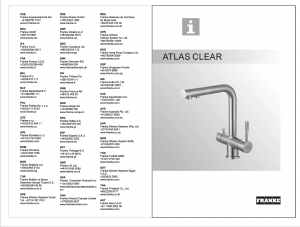 Manual Franke Atlas Clear Faucet