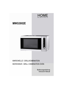 Manual Home Electric MWG3002E Microwave