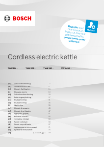 Bruksanvisning Bosch TWK1M124 Vattenkokare