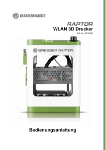 Bedienungsanleitung Bresser Raptor 3D-Drucker