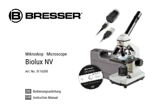 Handleiding Bresser 5116200 Biolux NV Microscoop