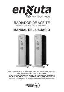 Manual de uso Enxuta RAENX991 Calefactor