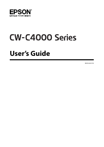 Handleiding Epson CW-C4000e Labelprinter