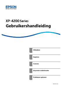 Handleiding Epson Expression Home XP-4200 Multifunctional printer