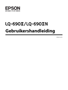 Handleiding Epson LQ-690II Printer