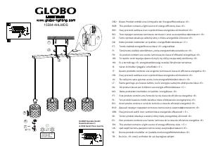 Manual Globo 15584-4HLMDS Lampă