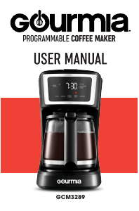 Manual Gourmia GCM3289 Coffee Machine