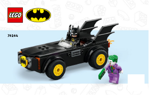 Manuale Lego set 76264 Batman Inseguimento sulla Batmobile: Batman vs. The Joker