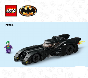 Manual Lego set 76224 Super Heroes Batmobile - Batman vs. The Joker chase