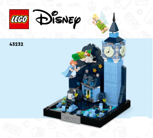 Manual Lego set 43232 Disney Peter Pan & Wendys flight over London